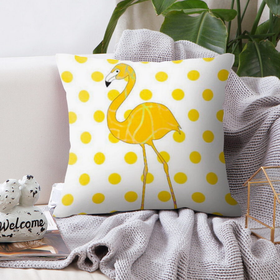 Unique Yellow Throw Pillow covers