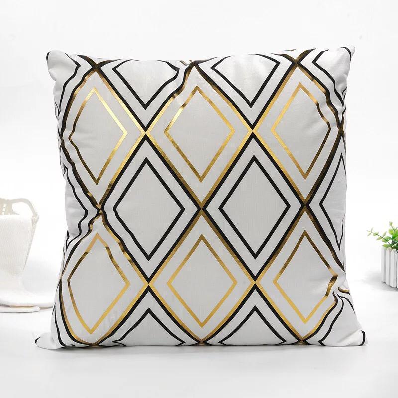 Golden Stars Pillow cover