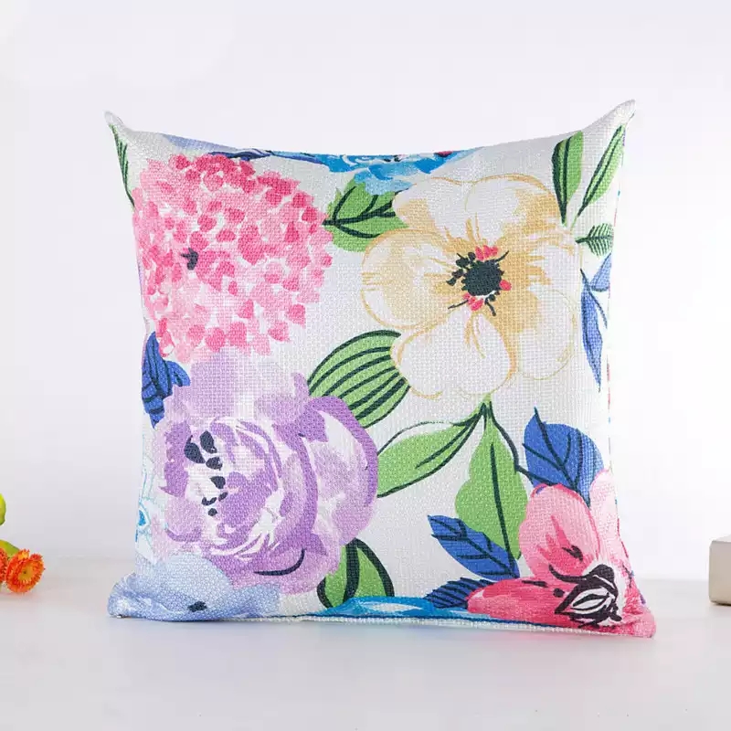 Two-sided cushion cover